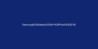 Samsung Galaxy J6+ Plus (2018)